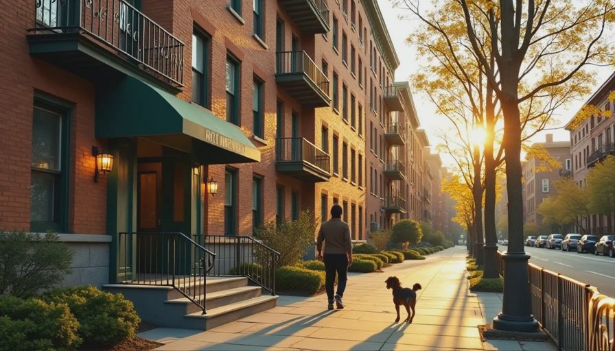 Visual context for pet friendly apartments in two bridges new york
