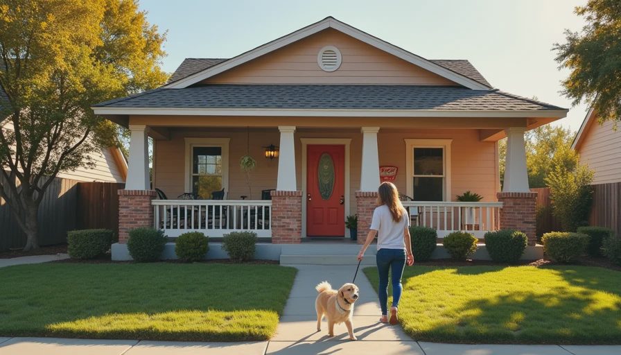 Visual context for rent a home pets allowed